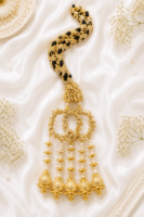 Punjabi Traditional Paranda Hair Accessory Gold