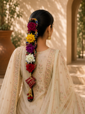 Punjabi Floral Traditional Paranda Hair Accessory PP08