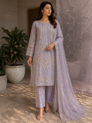 Ivory Luxe Embroidered 3-Piece Suit