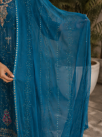 Zinc Elegance Embroidered 3-Piece Suit