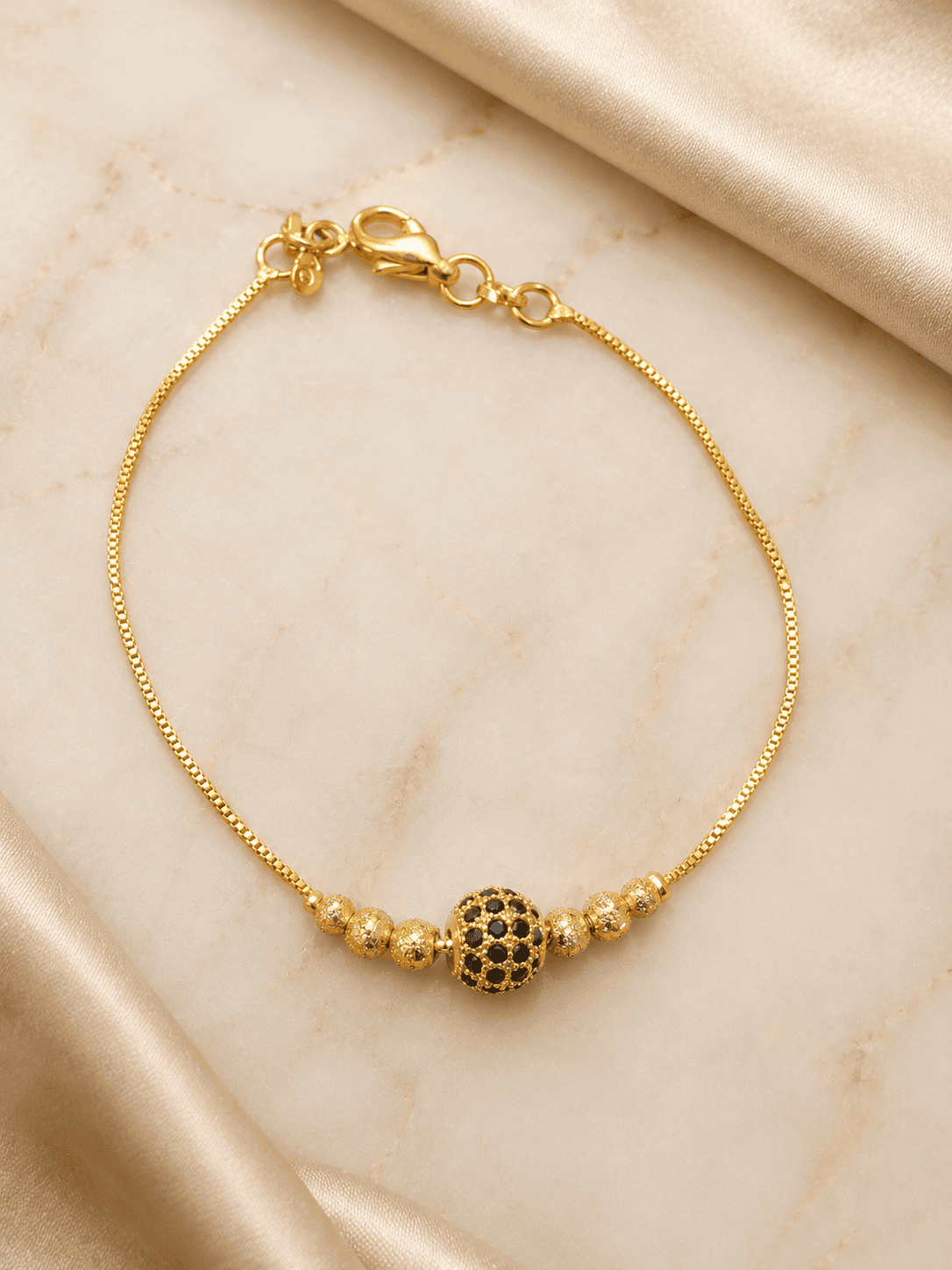 b017 a.webp 24CT Gold platted Bracelet set B017