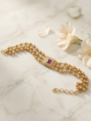 24ct Gold Plated  Bracelet B022