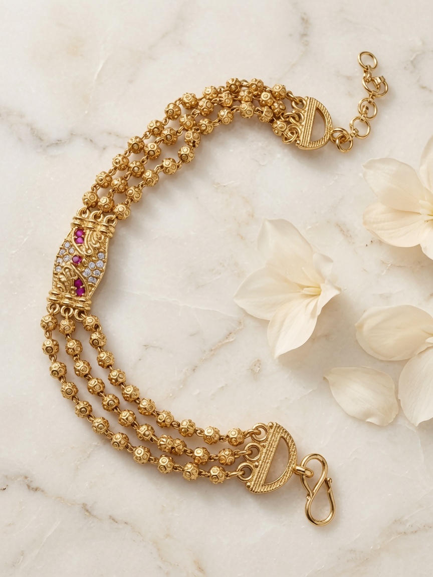 24ct Gold Plated  Bracelet B024