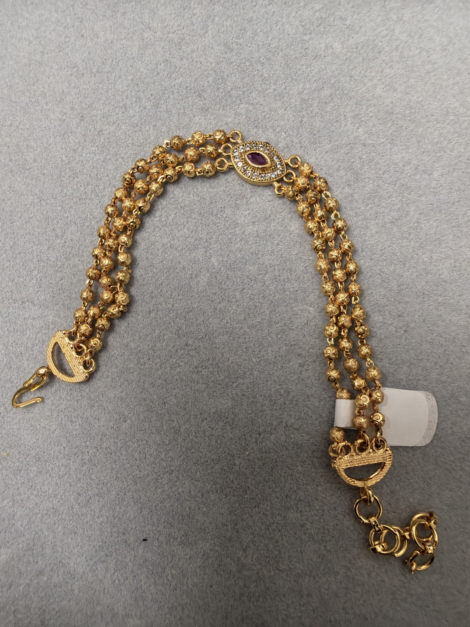 b028 r 24ct Gold Plated Bracelet B028