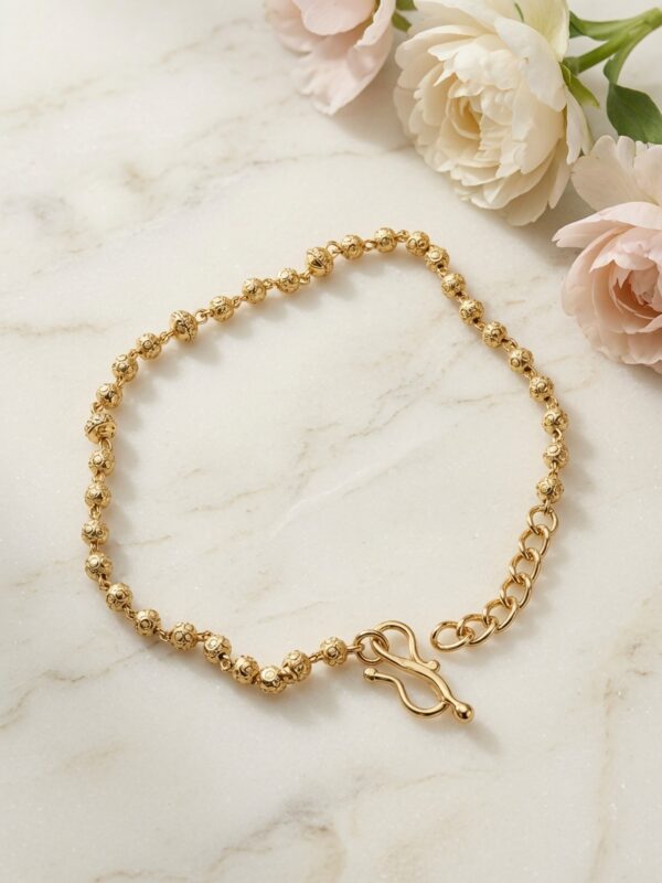 24CT Gold platted Bracelet set B07