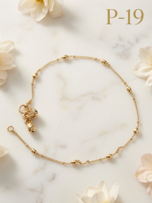 Gold Plated Anklets P-19