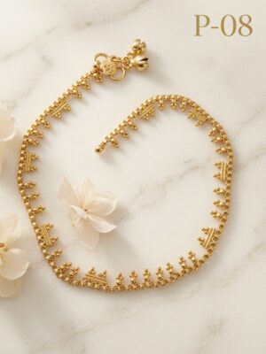 Gold Plated Anklets P-08