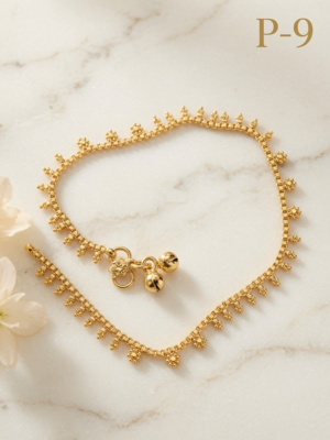 Gold Plated Anklets P-09