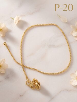 Gold Plated Anklets P-20