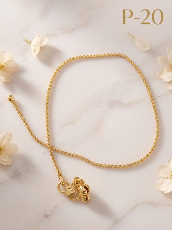 Gold Plated Anklets P-20