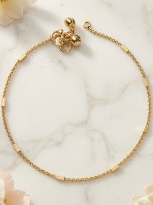 Gold Plated Anklets P-23