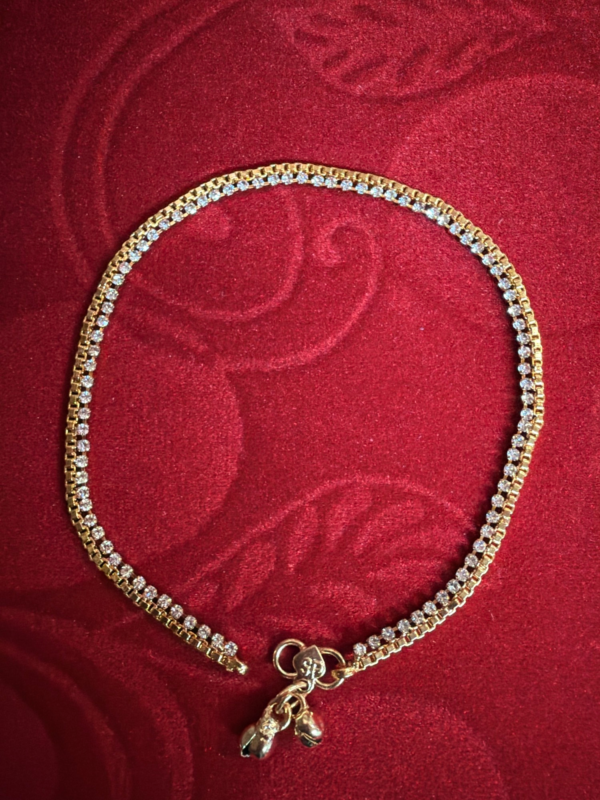 Gold Plated Anklets P-25