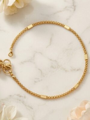 Gold Plated Anklets P-29