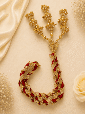 Paranda Punjabi with Tassel Hair Braid Accessory